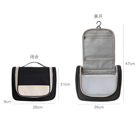Cosmetic Bag for Women Double Zipper Makeup Bag Toiletries Storage Bags Large Travel Kit Insert Organizer Beauty Bag