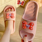 Soft and Cute Slippers Women Summer Home Non-slip Bathroom Couple Sandals and Slippers Men Wear Unisex