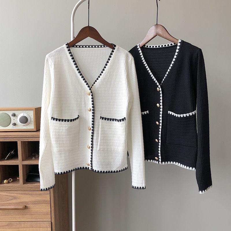 Autumn/Winter Knitted Jacket Cardigan Large Size Fashion Sweater Fashion Simple Female Top