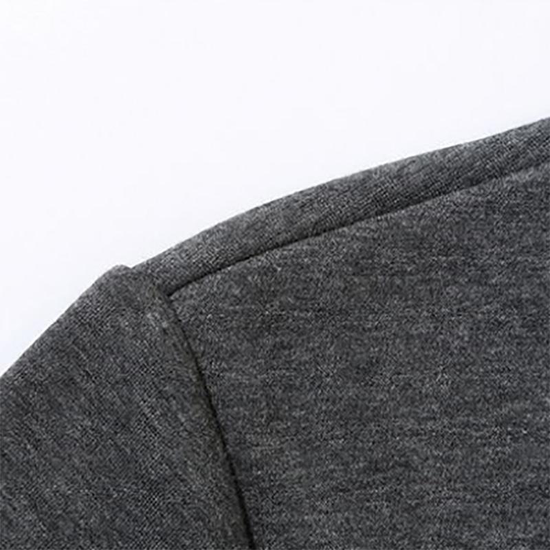 Autumn and Winter Sweatshirts Plus Fat Plus Size Plus Velvet Thick Men's Sweater Pure Cotton Hooded Zipper Fat Sweater