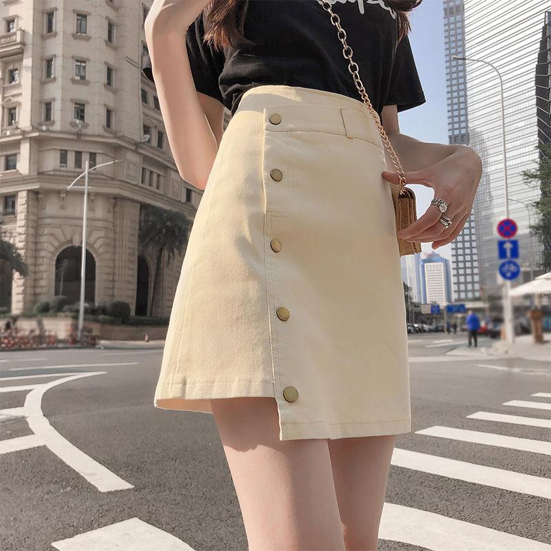Irregular Split Women Sexy Tight A-line High Waist Short Skirt  Zipper Home Office Club Casual