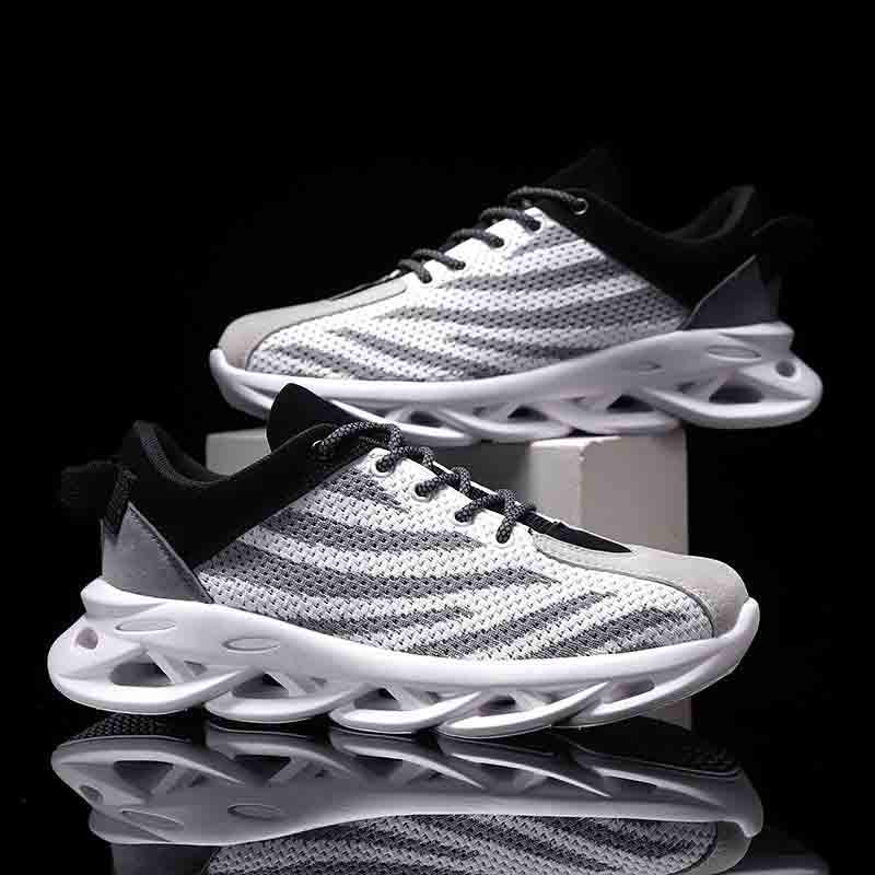 Plus Size 39-44 Men Sneakers Low-top Mesh Running Basketball Shoeses Outdoor Non-slip Sports Shoes Shockproof Shoes