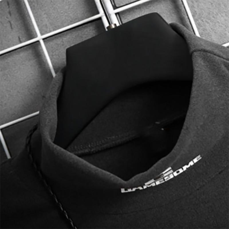 Plus Velvet Autumn and Winter Sweater Men's High-neck Loose Keep Warm and Self-cultivation German Velvet Long-sleeved Sweatshirts Men