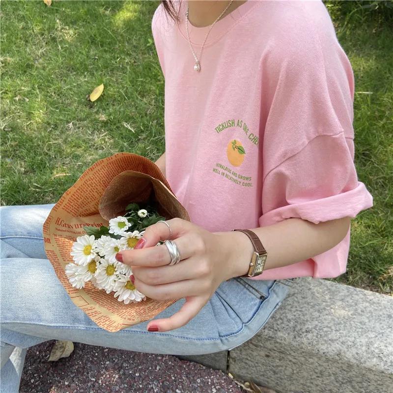 Women's Summer All-match Short-sleeved Plus Size Loose Top T-shirt