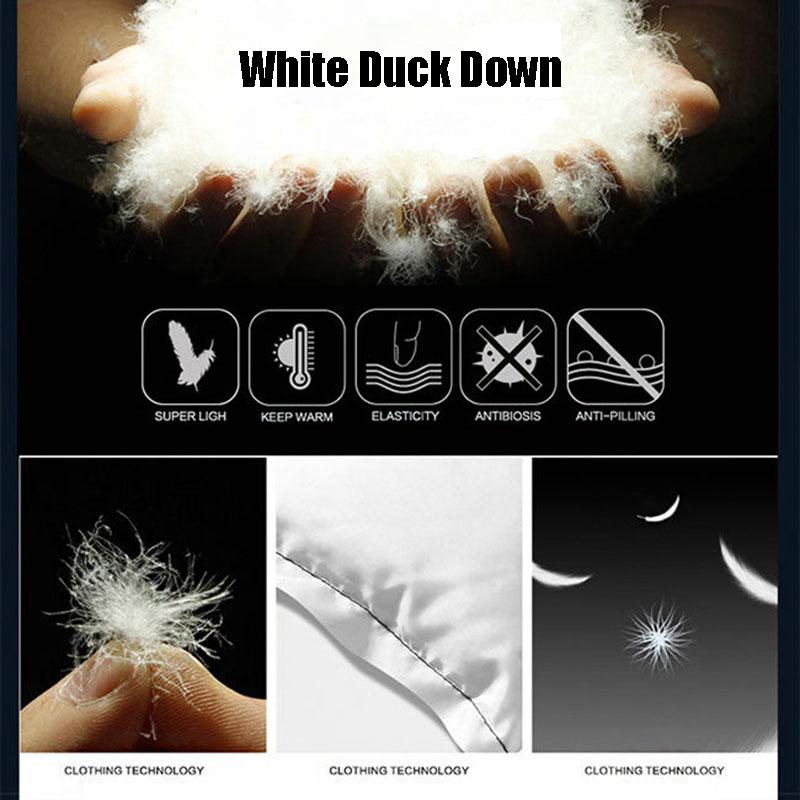 Winter Duck Down Jacket for Women Hooded Puffer Jacket  White Duck Down Coat Thick Warm Long Parkas Coat  Female Outwear