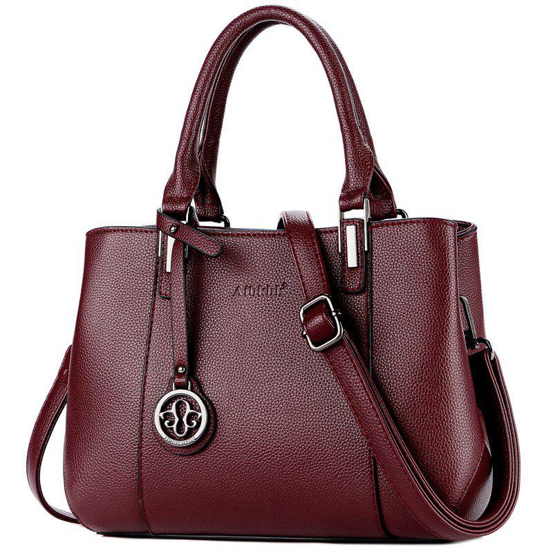 Luxury Women Cow Leather Handbag Pendant Ladies Fashion Tote Genuine Leather Shoulder Messenger Cros