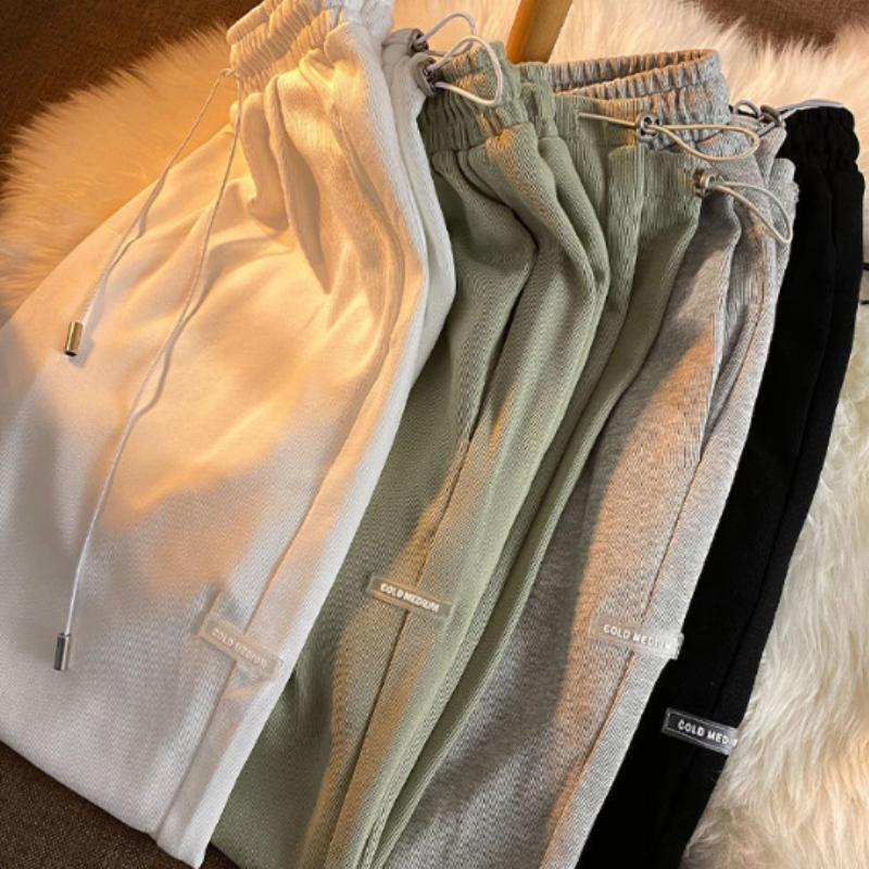 Summer Ins Loose Harajuku Style Trousers Thin Casual Drape Straight Leg Pants American High Street Wide-leg Pants
