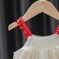 Girl's Sleeveless Princess Skirt Summer Little Girl Children's Dress Korean Style Pengpeng Yarn Baby Summer Dress Children's Dress