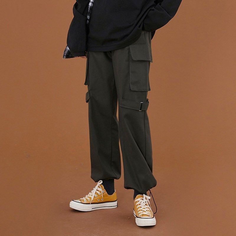 Women's Leggings Overalls Pants Loose All-match Trend Korean Version of Slimming Plus Size Casual Straight-leg Pants