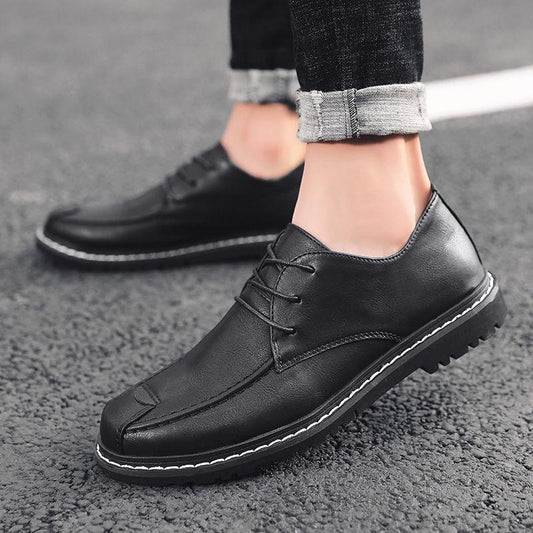 Custom Comfortable Men Pointed Toe Dress Shoes Genuine Low Leather Men's Wedding Shoes Loafers
