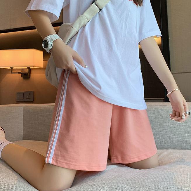 Sports Casual Shorts Women's Summer High Waist Running Loose Five-point Pants