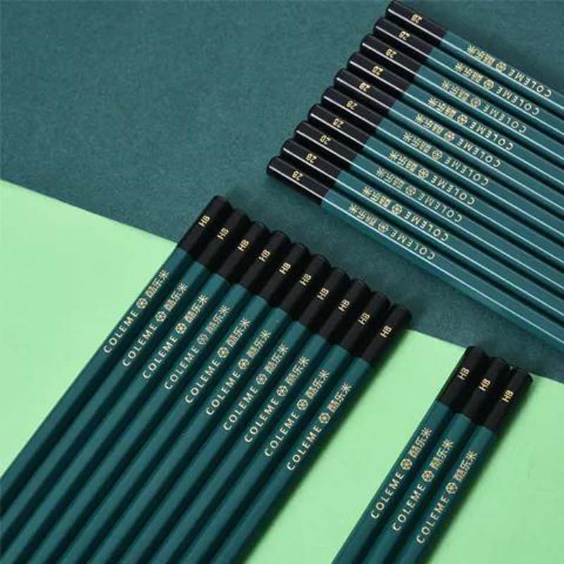 2BHB Pencil Hexagonal Log Sketch Drawing Writing Set