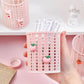 Nordic Simple Imitation Rattan Plastic Pen Holder Female Ins Student Office Desktop Creative Hollow Stationery Storage Tube