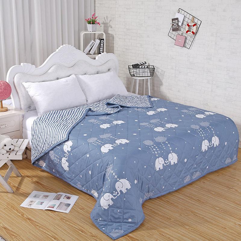Double Air-conditioning Quilt Washed Cotton Quilt Student Single Summer Dormitory Spring and Autumn Quilt