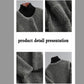 Faux Lamb Fur Coat Women's Mid-length Stitching Faux Fur Korean Style Loose Large Fur Collar Hooded Jacket