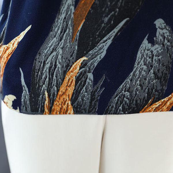 Plus Size Woolen Sweater Women Comfortable High-end Printed Cashmere Sweater Winter Wool Knitted Bottoming Sweater Elastic Jumper Top