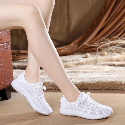 Women's Shoes Spring and Autumn Non-slip Soft-soled Sneakers Low-top Cloth Shoes
