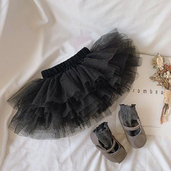 Girl Baby Lace  Cute and Sweet  Ruffle Elastic Waist Children's Skirts Princess Tutu A-line Skirt