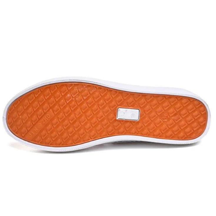 Large Size Mesh Shoes Women's Spring and Summer Hollow Out Casual Shoes Breathable Soft Bottom Non-slip Flat Shoes