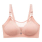 Larger Cup Comfortable Massage Inner Cup Without Steel Ring Traditional Thin Mold Cup Women's Lace Edge Breathable Thin Bra