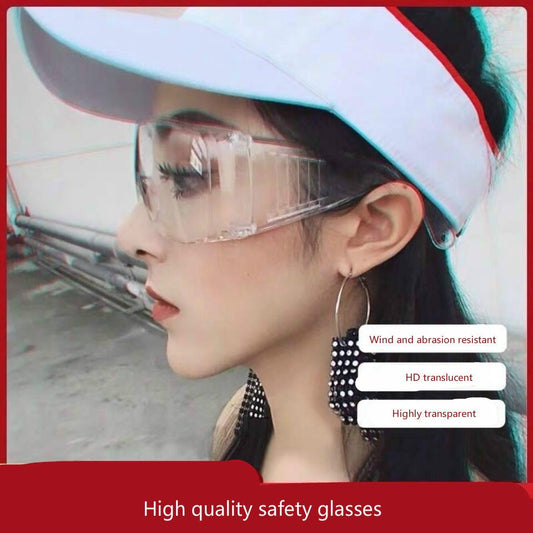 Goggles high quality safety saliva dustproof windproof sand transparent eye protection breathable