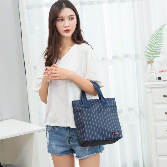 Handbag Ladies Outing Bag Light and Concise Work Small Cloth Bag Fashionable Hand Bag