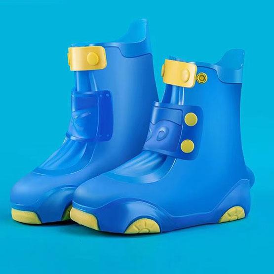 Thickened Children's Rain Boots Shoe Cover Non-slip Wear-resistant Silicone Waterproof Student Baby School Water Shoe Cover