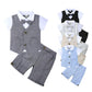 Baby Formal Suit Infant Blazer Toddler Gentleman Tuxedo Outfit Wedding Birthday Gift Clothes Set