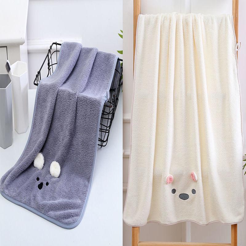 Household Towels Soft Bath Towels Pure Cotton Adult Bath Towels Strong Absorbent Non-linting Fabric Skin-friendly Soft and Easy To Carry