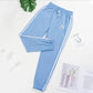 All-match Slim Slimming Simple Sports Pants Female Students Loose Nine-point Daisy Beam Thin Section