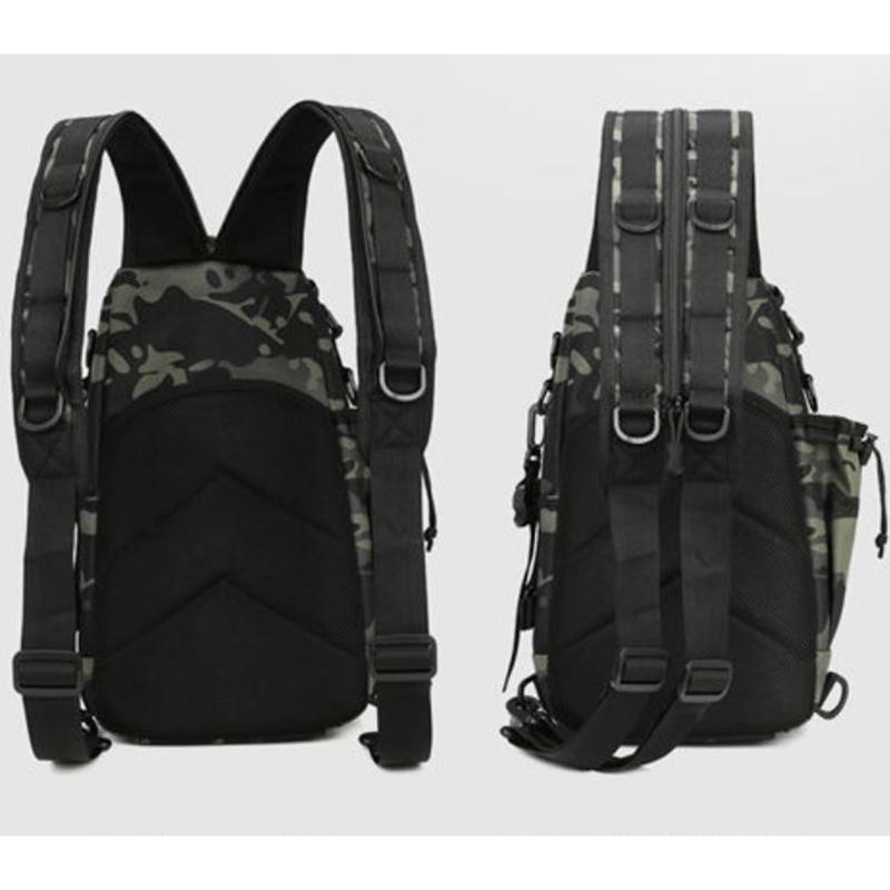 Luya Bag Outdoor Mountaineering Bag Multi-function Men Can Cross-body Shoulder Camouflage Tactical Backpack Chest Bag