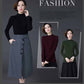 Winter Women's Woolen Sweater  Thickened Warm Turtleneck Sweater Slim Cashmere Sweater Jumper Tops
