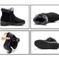 Women Winter Waterproof Anti Slip Mother Shoes Warm Fur Comfortable Ankle Boots