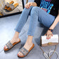 Slippers Female Xia Flat Bottom Fashion Wild Go Shopping Shopping Cool Travel Seaside Beach Sandals