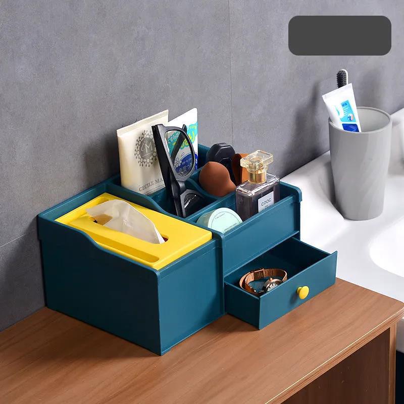 Multifunctional Paper Box Home Living Room Desktop Storage Box Bathroom Tissue Box Bedroom Office Paper Box