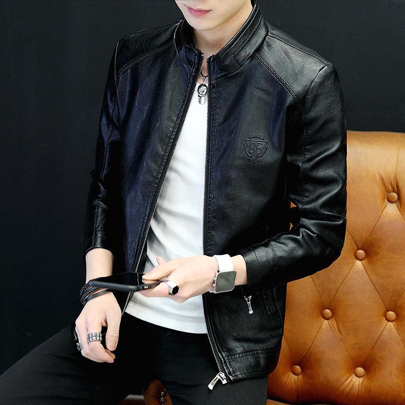 Motorcycle Leather Jacket Men Men's Leather Jackets Jaqueta De Couro Masculina Mens Leather Coats