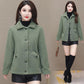 Mid-length Winter Ladies Lapel Lamb Velvet Jacket Thickened and Enlarged Loose Long-sleeved Plush All-in-one Jacket