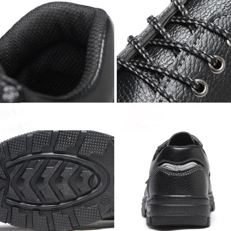 Steel Toe Cap Protective Shoes Anti-smash and Anti-stab Safety Shoes Anti-static Insulating Non-slip Work Shoes