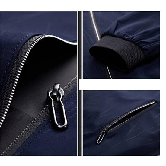 Bomber Casual Jacket Men  Autumn Outerwear Mandarin Sportswear Mens Jackets for Male Coats