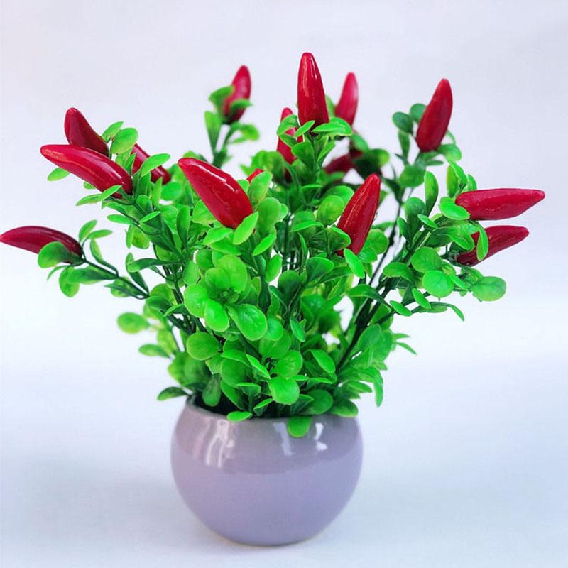 Artificial Flower Ceramic Set  Home Decorations Wedding Decoration Decorations Floral Art Fake Flowers Small Potted Plants
