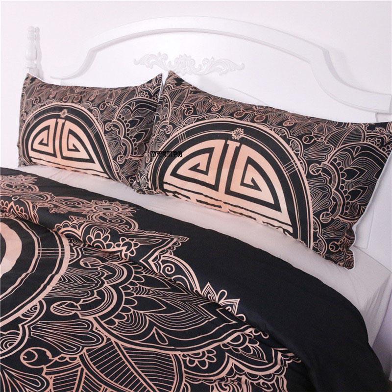 Europe and United State  Silk Embroidery Quilt Pillowcase Home Textile  Bedding Set