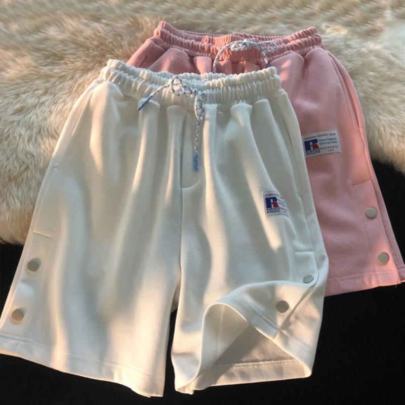 Unisex Summer Thin Outer Pants Casual Sports Loose Couples Versatile Hip Hop Five Pants Breathable Comfort Shorts