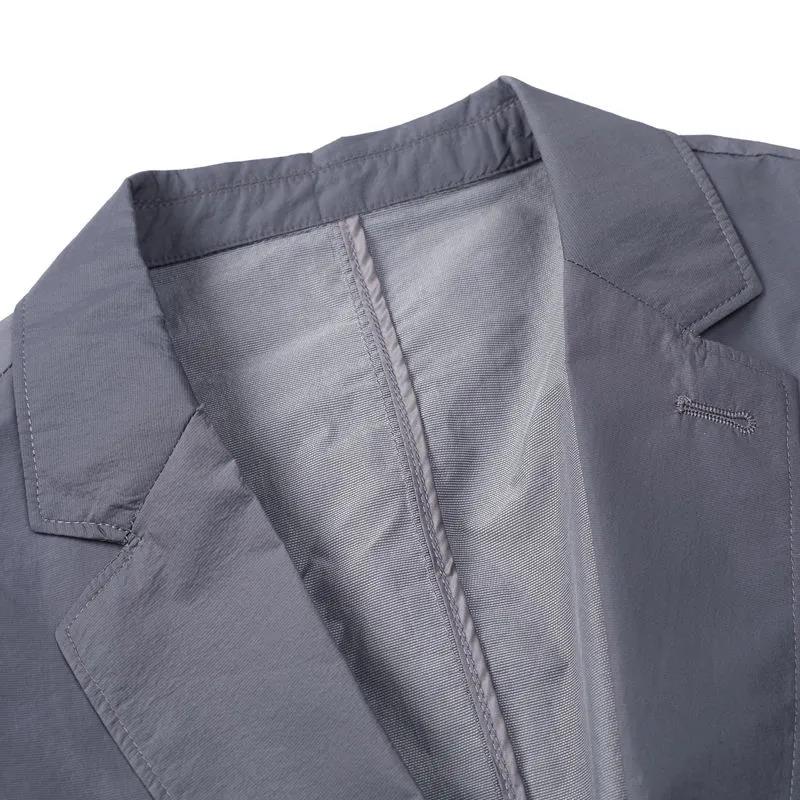 Casual Business Jacket Thin Sun Protection Suit Jacket Sports Suit Trend Spring and Summer Men's Tops