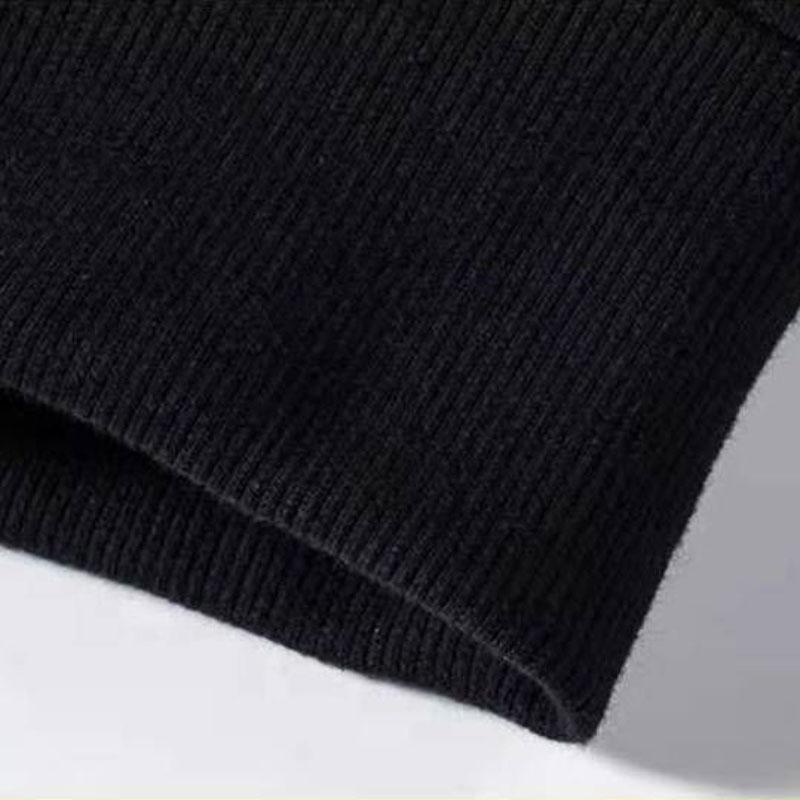 High-necked Sweater Men's Winter Plus Velvet Thick Warm and Comfortable Loose Top Bottoming Shirt