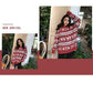 Pofulove Autumn Winter Retro Lazy Loose Vintage Mid-length Women Pullover Thickened Christmas Red Sweater