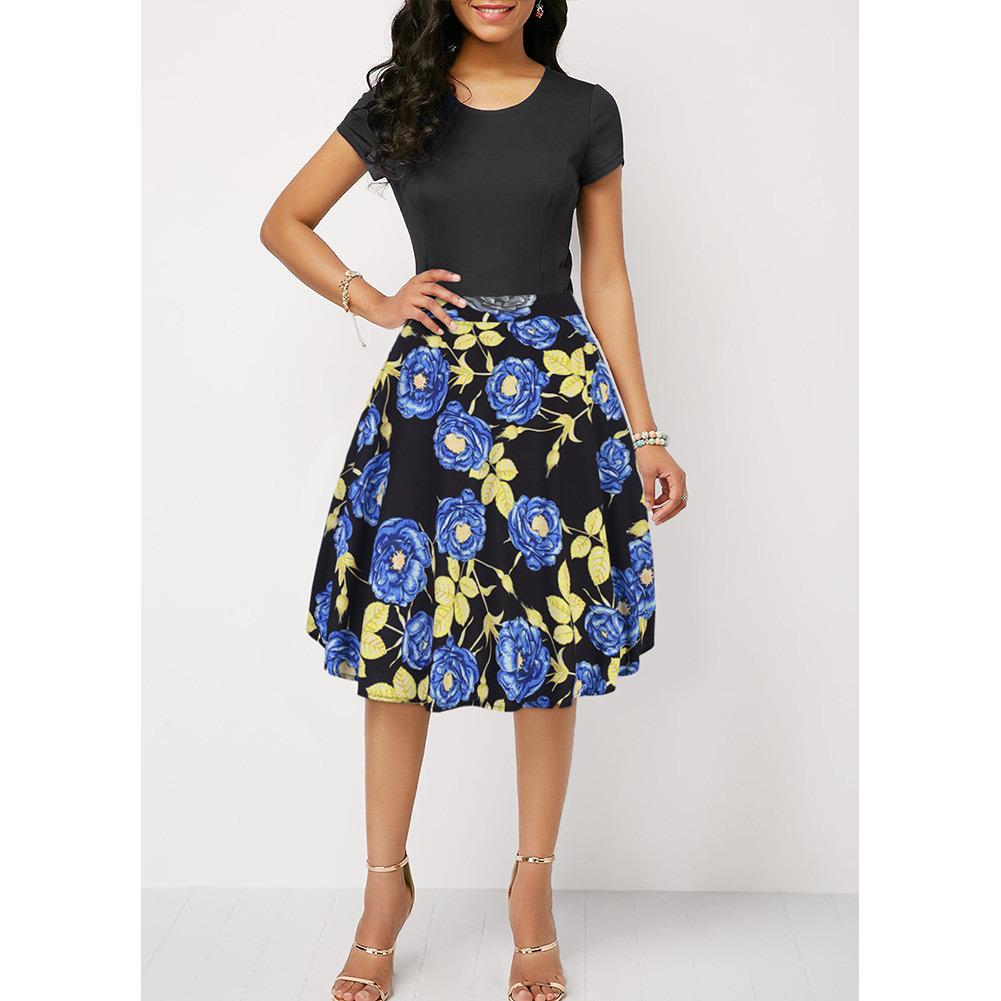 WTEMPO Skirt Large Summer Hight Waist Women Slim Casual Skirt