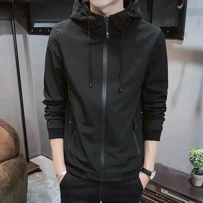 Autumn Men's Jacket Student Handsome Plus Size Casual Jacket Men's Trend Jacket