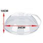 Microwave Oven Food Cover Transparent Anti Sputtering Cover Handle Reusable Airtight Food Covers Home Handle Heat Resistant Lid