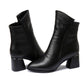 Autumn Winter Women's Shoes Ladies Booties Female Middle Boots Female Non-slip Martin Boots