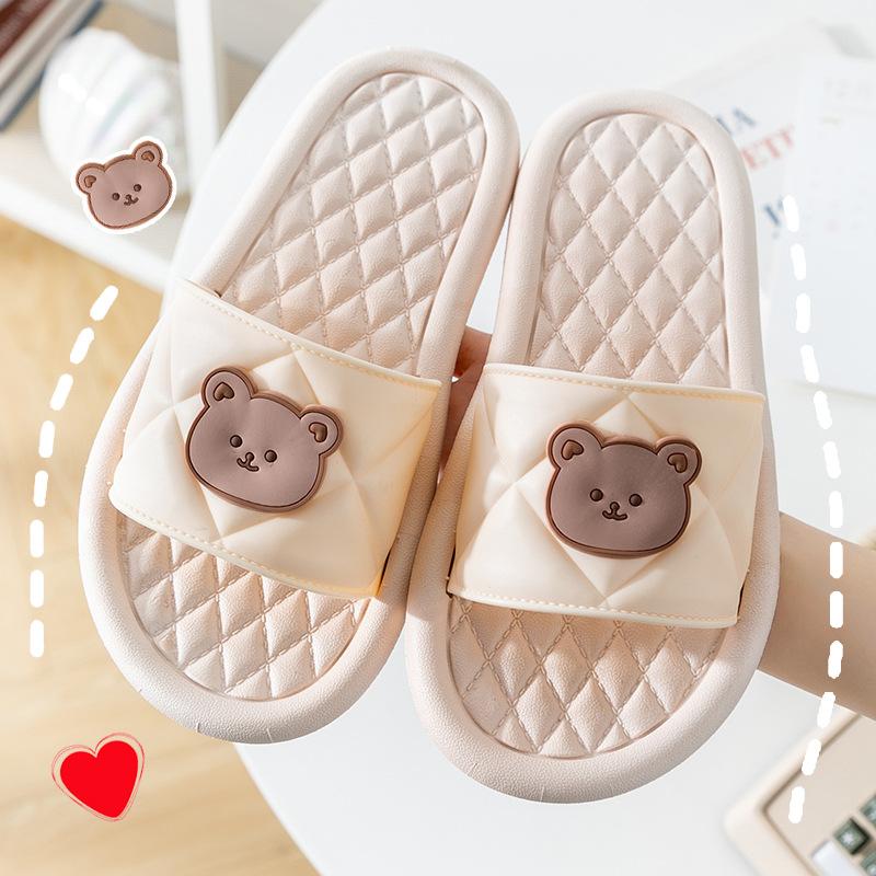 Women Cartoon Badslippers Winter Indoor Slippers Kapcie Beach Flip Flops Bathroom Home Slippers